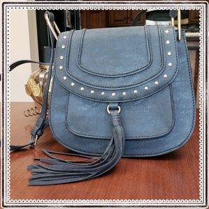 Franco Sarto gray crossbody bag